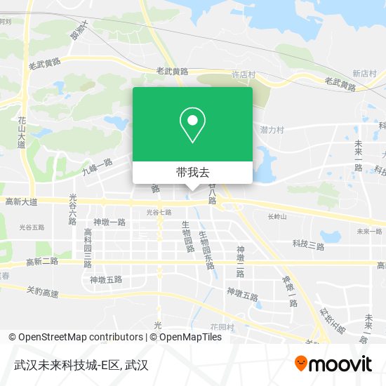 武汉未来科技城-E区地图