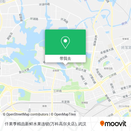 仟果季精品新鲜水果连锁(万科高尔夫店)地图