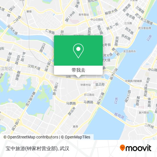 宝中旅游(钟家村营业部)地图