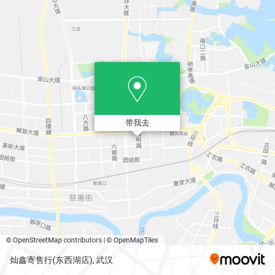 灿鑫寄售行(东西湖店)地图
