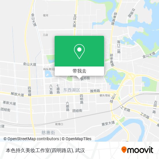 本色持久美妆工作室(四明路店)地图