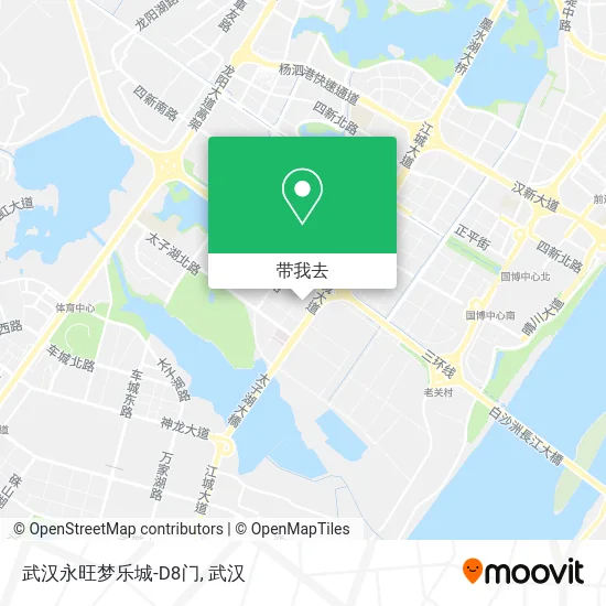 武汉永旺梦乐城-D8门地图