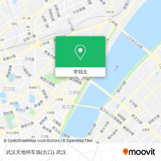 武汉天地停车场(出口)地图