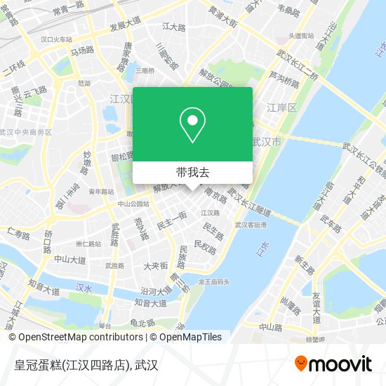 皇冠蛋糕(江汉四路店)地图