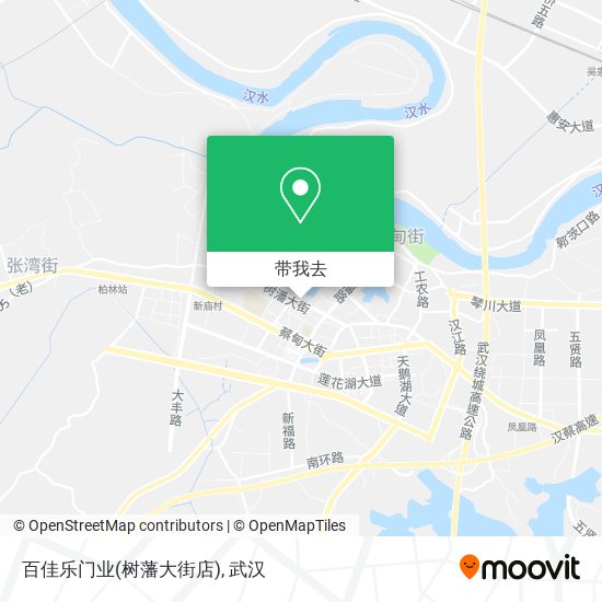 百佳乐门业(树藩大街店)地图