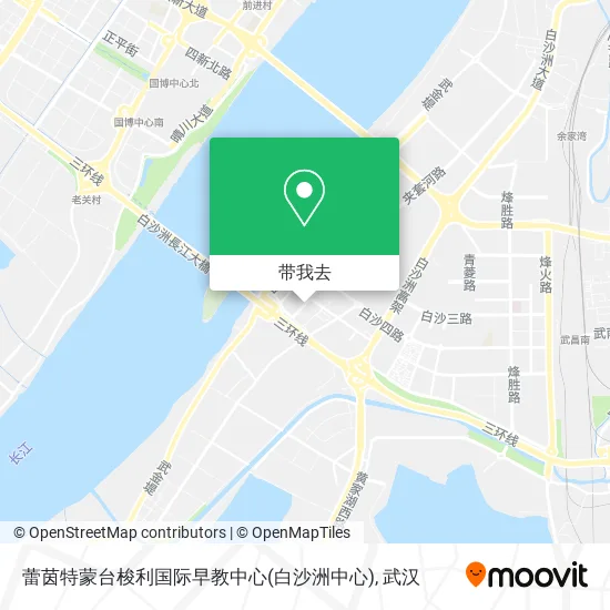 蕾茵特蒙台梭利国际早教中心(白沙洲中心)地图
