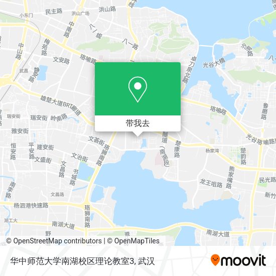 华中师范大学南湖校区理论教室3地图