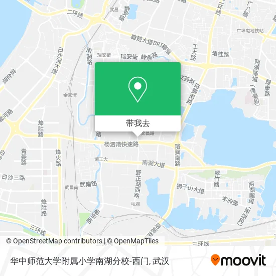 华中师范大学附属小学南湖分校-西门地图