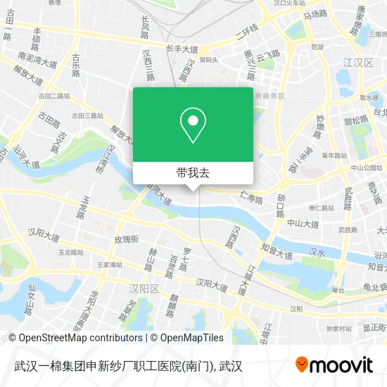 武汉一棉集团申新纱厂职工医院(南门)地图