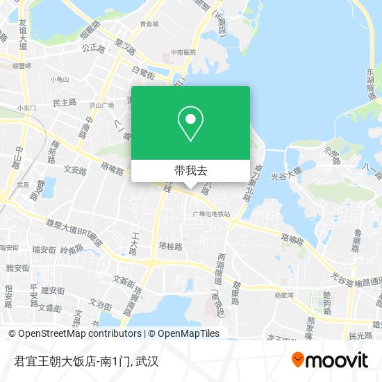 君宜王朝大饭店-南1门地图