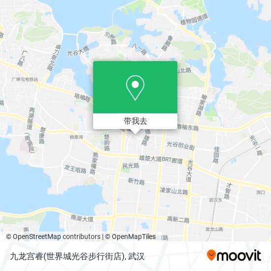 九龙宫睿(世界城光谷步行街店)地图