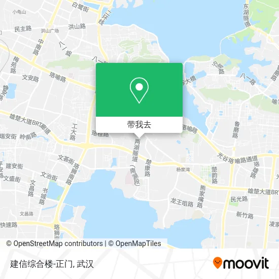 建信综合楼-正门地图