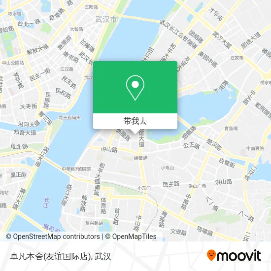 卓凡本舍(友谊国际店)地图