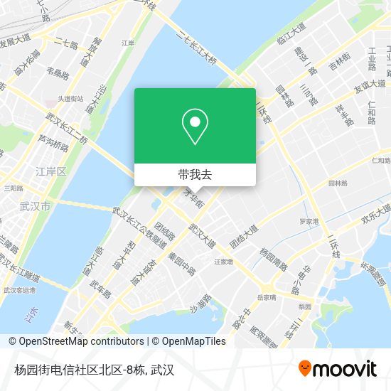 杨园街电信社区北区-8栋地图