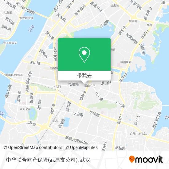中华联合财产保险(武昌支公司)地图