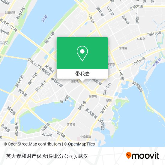 英大泰和财产保险(湖北分公司)地图