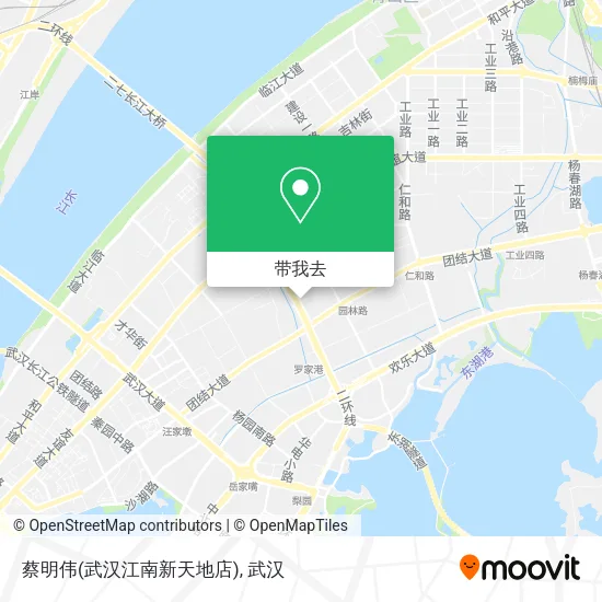 蔡明伟(武汉江南新天地店)地图