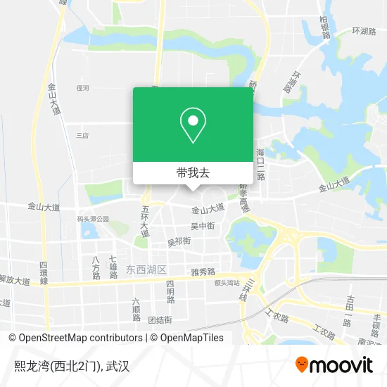 熙龙湾(西北2门)地图