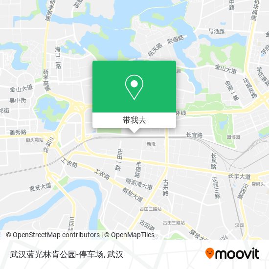 武汉蓝光林肯公园-停车场地图