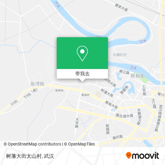 树藩大街太山村地图