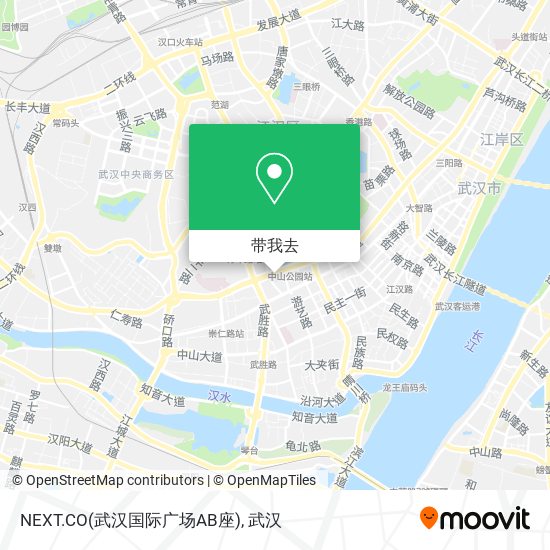 NEXT.CO(武汉国际广场AB座)地图