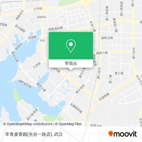 常青麦香园(光谷一路店)地图