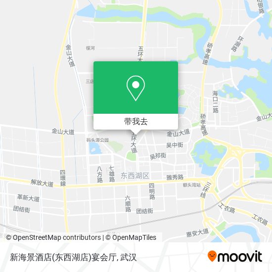 新海景酒店(东西湖店)宴会厅地图