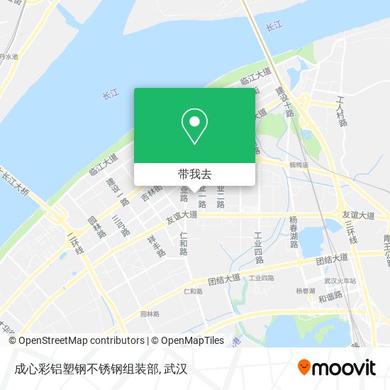 成心彩铝塑钢不锈钢组装部地图