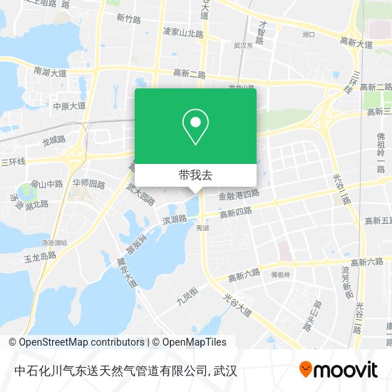 中石化川气东送天然气管道有限公司地图