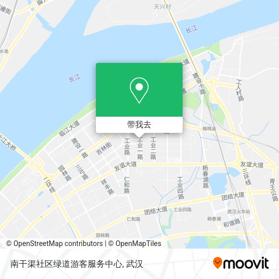 南干渠社区绿道游客服务中心地图