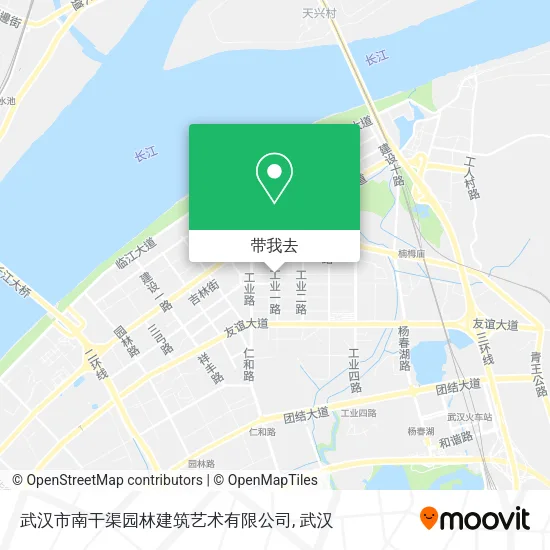 武汉市南干渠园林建筑艺术有限公司地图