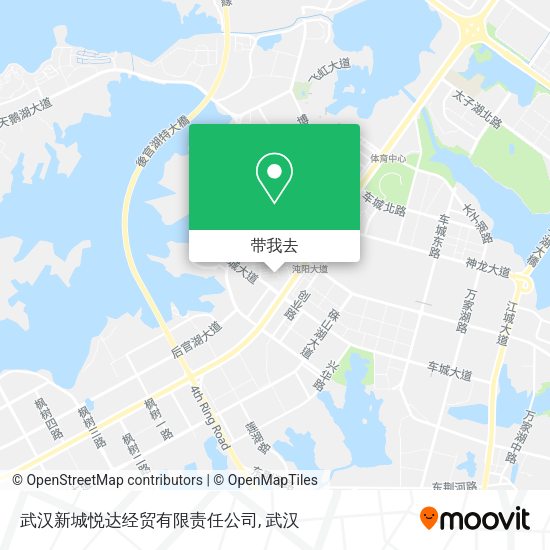 武汉新城悦达经贸有限责任公司地图