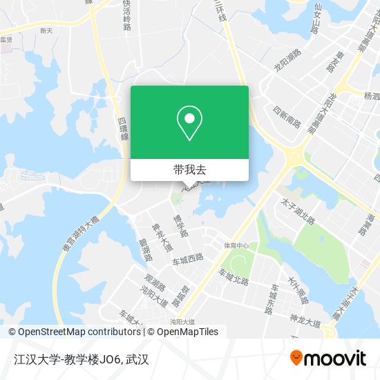 江汉大学-教学楼JO6地图