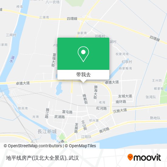 地平线房产(汉北大全景店)地图