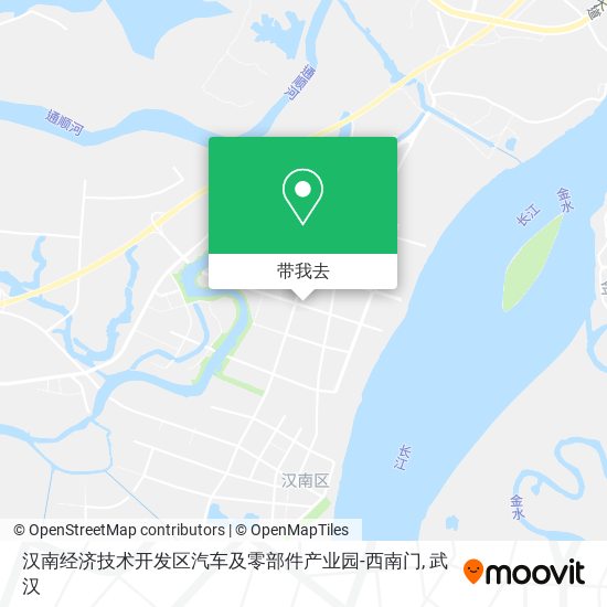 汉南经济技术开发区汽车及零部件产业园-西南门地图