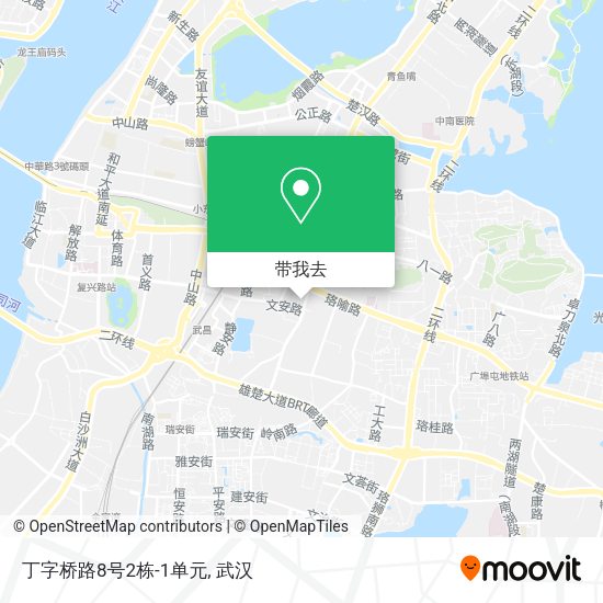 丁字桥路8号2栋-1单元地图