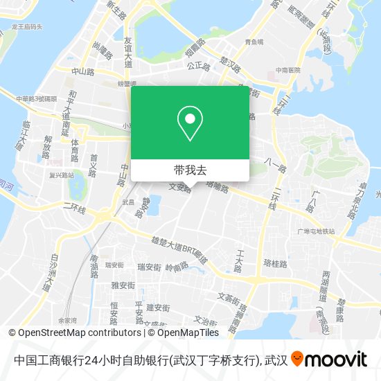 中国工商银行24小时自助银行(武汉丁字桥支行)地图