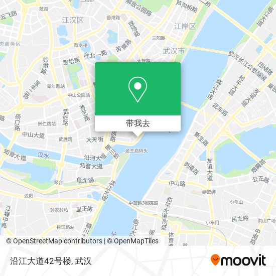 沿江大道42号楼地图