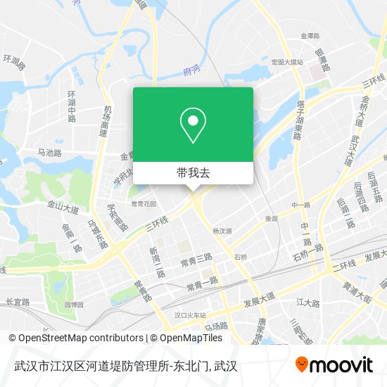 武汉市江汉区河道堤防管理所-东北门地图