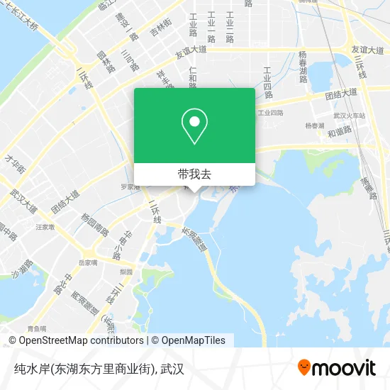 纯水岸(东湖东方里商业街)地图