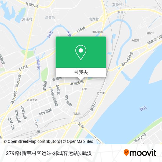 279路(新荣村客运站-邾城客运站)地图