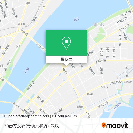 约瑟芬洗衣(青杨六和店)地图