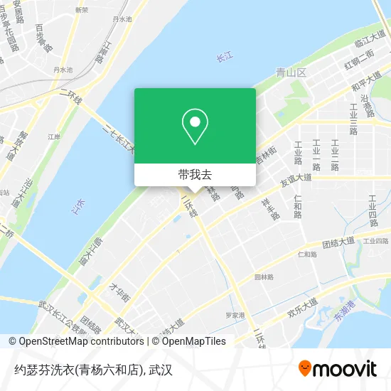 约瑟芬洗衣(青杨六和店)地图