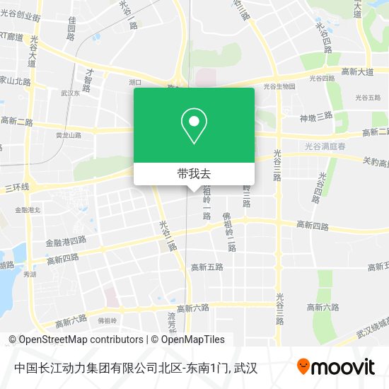 中国长江动力集团有限公司北区-东南1门地图