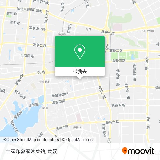 土家印象家常菜馆地图