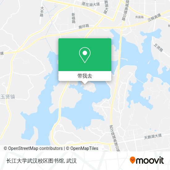长江大学武汉校区图书馆地图