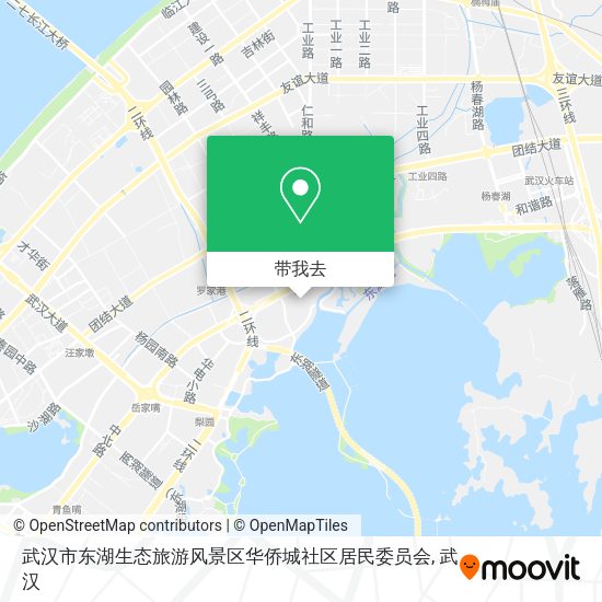 武汉市东湖生态旅游风景区华侨城社区居民委员会地图