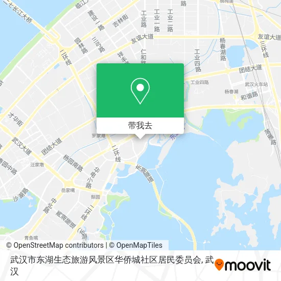 武汉市东湖生态旅游风景区华侨城社区居民委员会地图