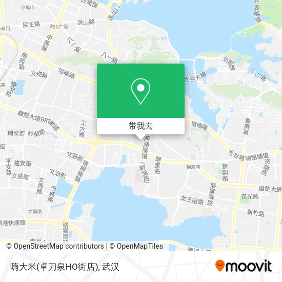 嗨大米(卓刀泉HO街店)地图