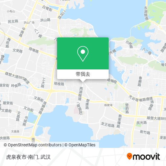 虎泉夜市-南门地图